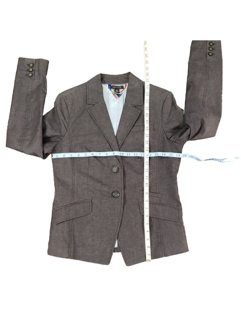 Tommy Hilfiger Gray Tailored Blazer Size M - Picture 10 of 11